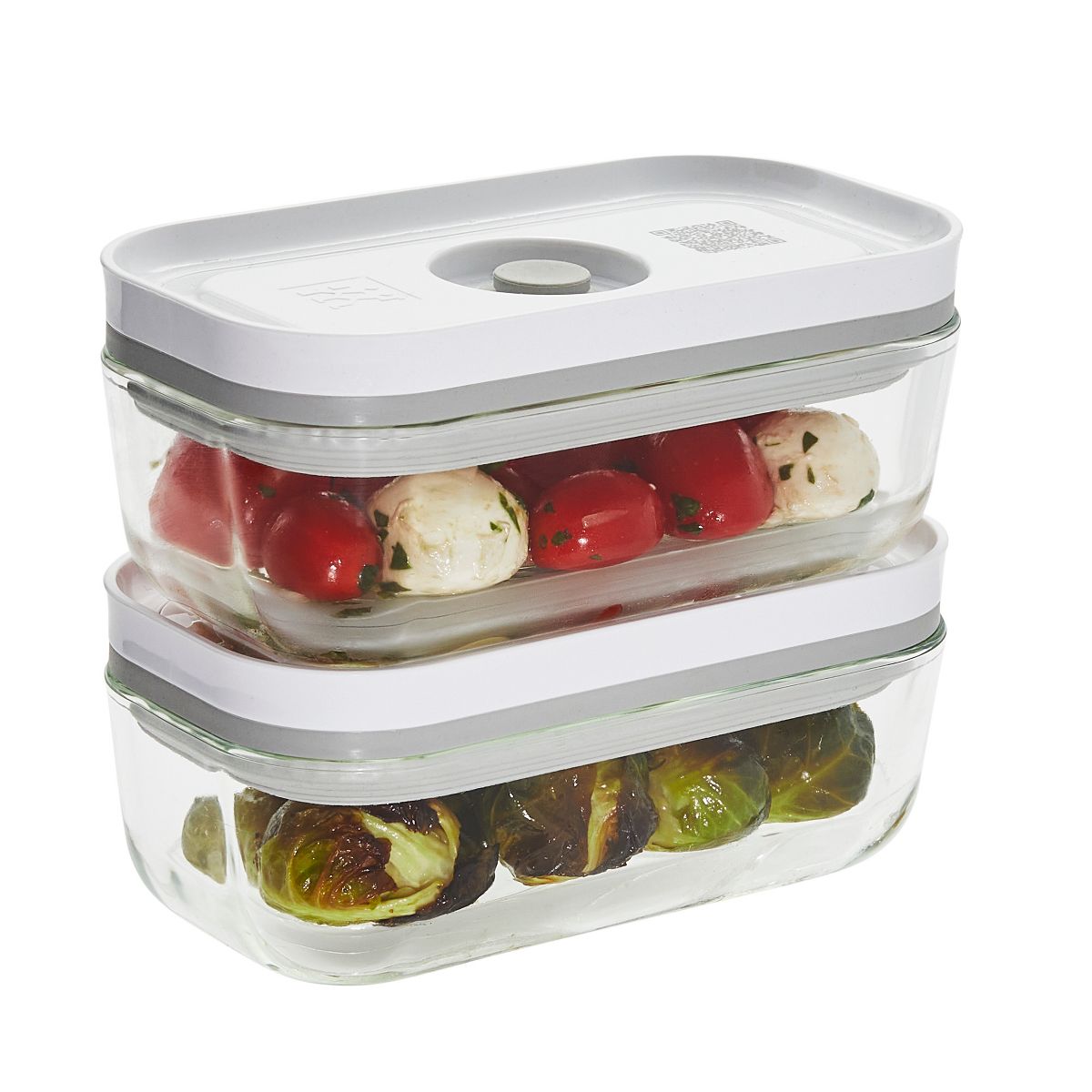 ZWILLING Fresh & Save 2-pc Glass Airtight Food Storage Container, Meal Prep Container - Large