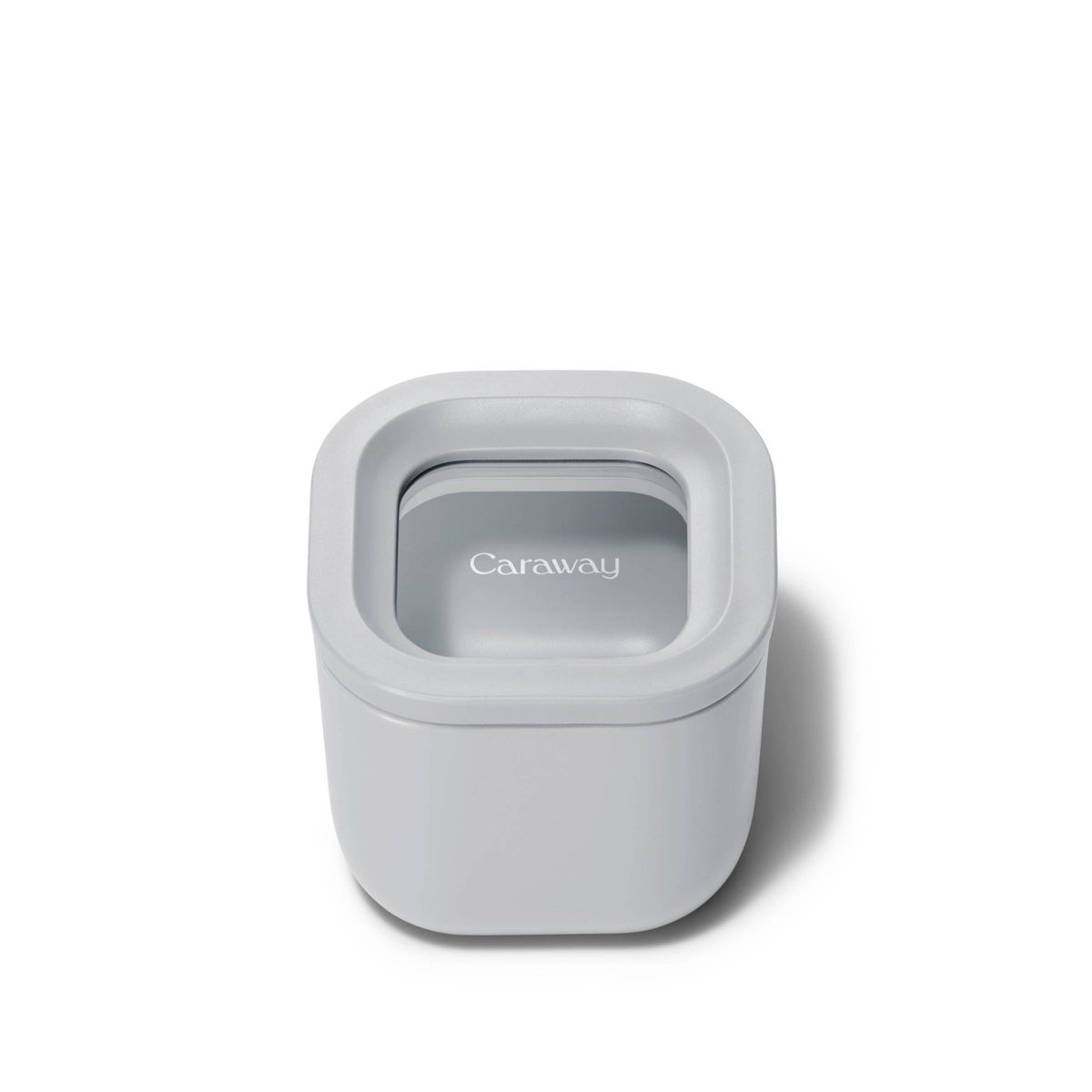 Caraway Home Mini Square Food Storage Container Cream