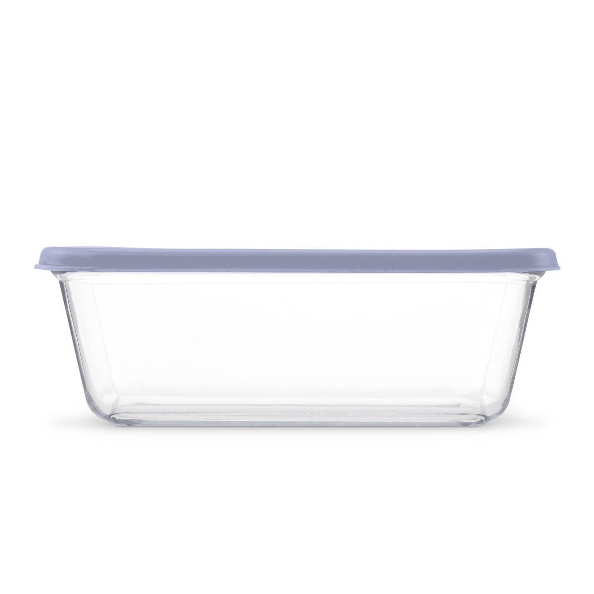 Ello Everyday 11c Rectangle Glass Food Storage container Elemental Blue