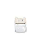 Caraway Home Medium Glass Airtight Container Cream