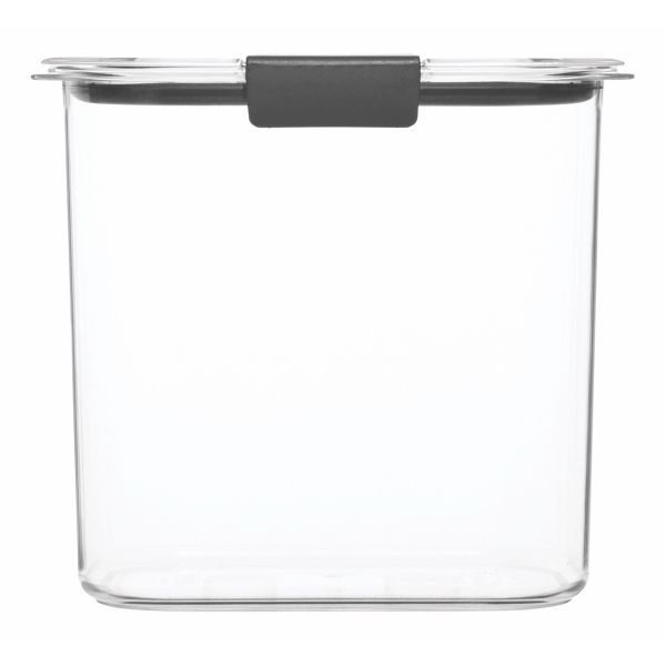 Rubbermaid Brilliance 12 cup Pantry Airtight Food Storage Container: Clear Plastic, Freezer & Dishwasher-Safe