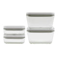 ZWILLING Fresh & Save Vacuum Glass 4-pc box Set, 2 x S, 2 x L containers