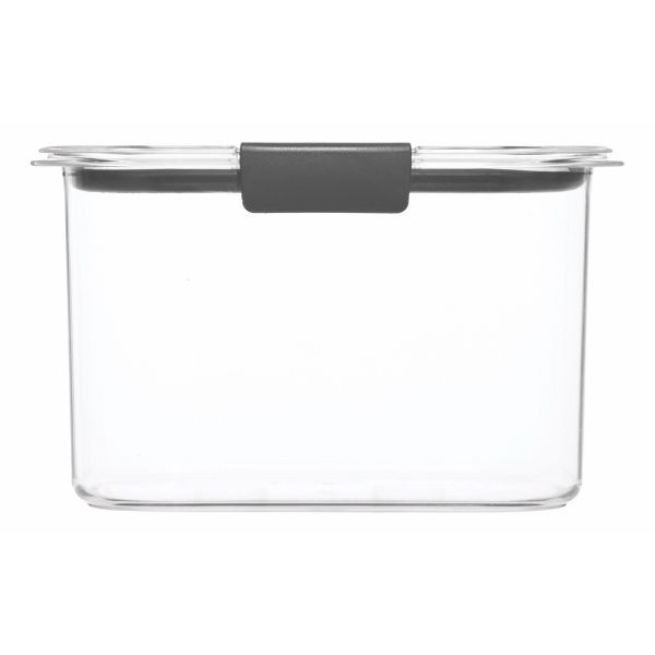 Rubbermaid Brilliance 7.8 cup Pantry Airtight Food Storage Container: Clear Plastic, Dishwasher & Freezer Safe