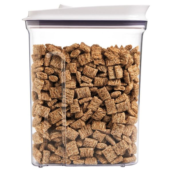 OXO POP 4.5qt Airtight Large Cereal Dispenser: Ergonomic Grip, Easy-Pour Spout, Dishwasher-Safe Parts