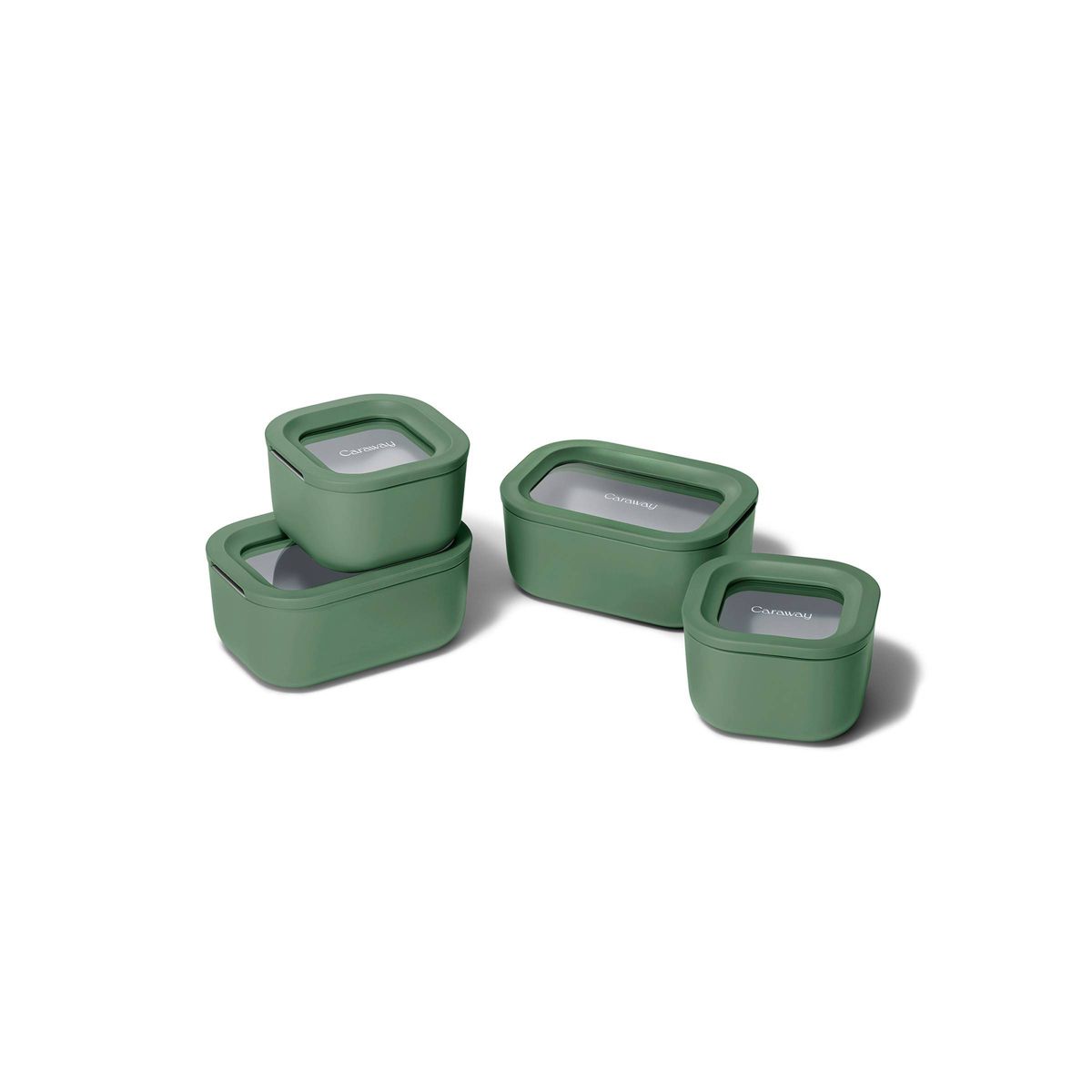 Caraway Home 9pc Mini Food Storage Set Cream