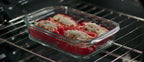 Rubbermaid 6pc (set of 3) Brilliance Glass Food Storage Containers: Glass Meal Prep & Lunch Containers with Lids