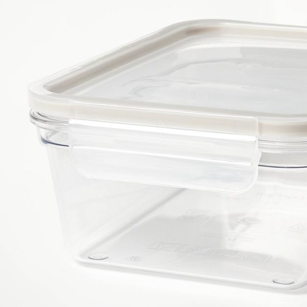 6pc (set of 3) Tritan Plastic Rectangle Food Storage Container Set Clear - Figmint™: Stackable, Dishwasher-Safe