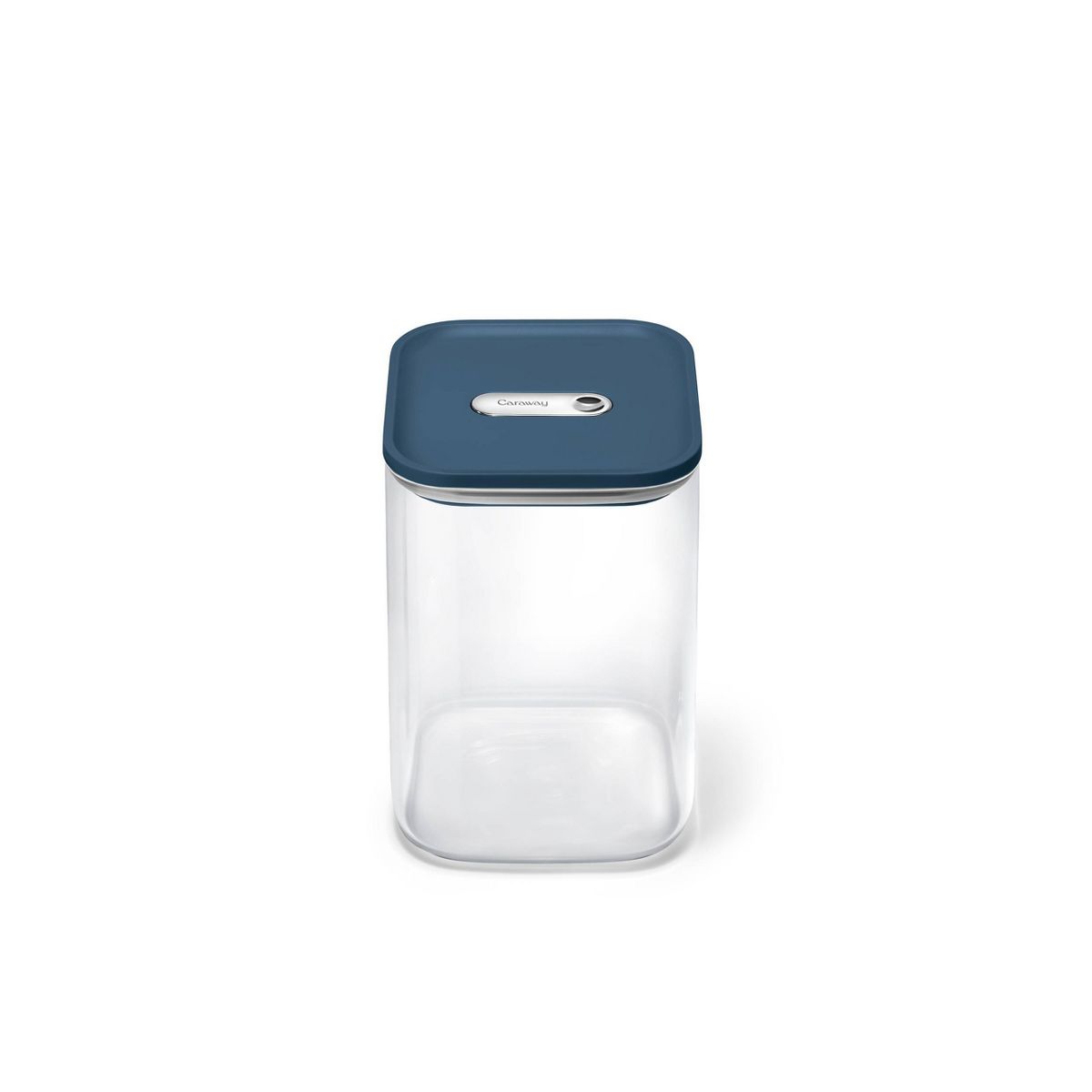Caraway Home Large Glass Airtight Container Cream