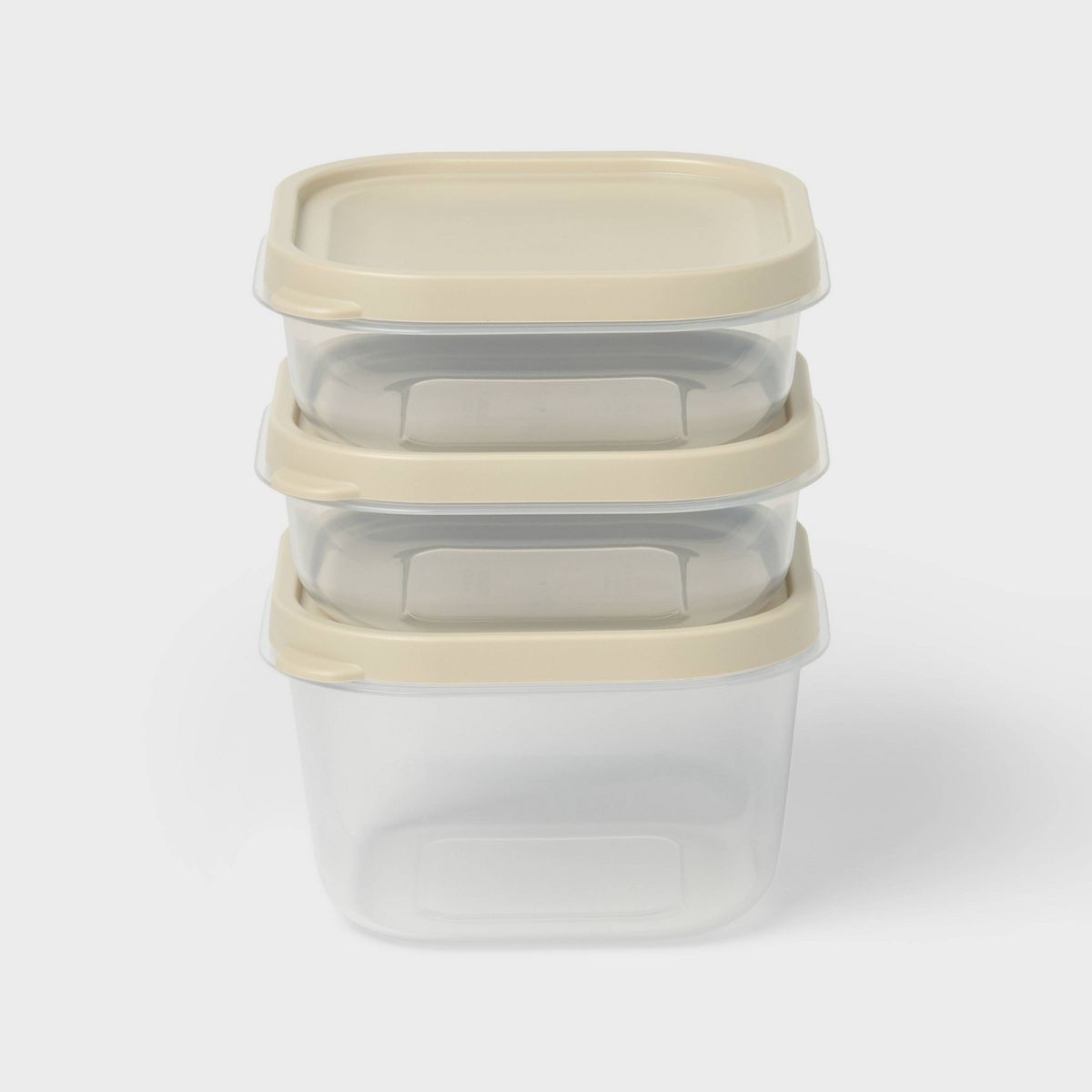 6pc (Set of 3) Plastic Food Storage Container Set Blue - Room Essentials™