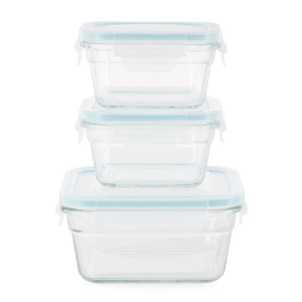 Glasslock 24 Piece Oven Microwave Safe Glass Food Storage Containers Set w/ Lids