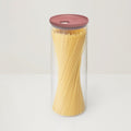BergHOFF Leo 2Qt. Glass Pasta Container, Pink