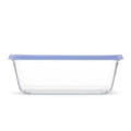 Ello Everyday Glass 11c Open Stock Food Storage Container Plastic Lid, Oven and Dishwasher Safe Periwinkle