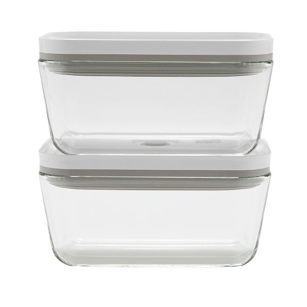 ZWILLING Fresh & Save 2-pc Glass Airtight Food Storage Container, Meal Prep Container - Large